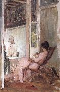 John William Waterhouse The Loggia Sweden oil painting artist